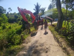 Kodim 0205/TK Rampungkan Pembangunan Jembatan Beton di Desa Tanjung Beringin