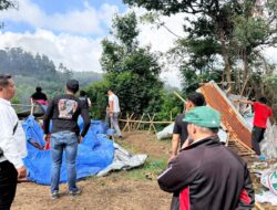 Barak Diduga Sarang Sabu di Berastagi Dibakar Polisi