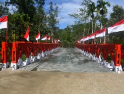 Jembatan Modular Sungai Fauro Faete Rampung, Mobilitas Warga Nias Utara Kini Lebih Lancar