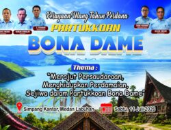 Perayaan Ulang Tahun Perdana Partukkoan Bona Dame Usung Semangat Persaudaraan dan Perdamaian