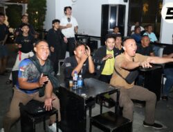 Yonzipur 1/DD bersama Masyarakat Nobar Semarak Bola Gembira Piala Dunia 2026,Kuatkan Persatuan dan Silaturahmi