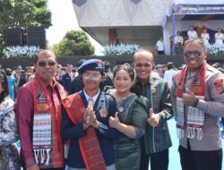 Kapolres Toba Hadiri Pengukuhan Siswa/i Yayasan Tunas Bangsa Soposurung Angkatan XXXVII