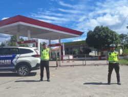 Antisipasi Kemacetan Sat Lantas Polres Pakpak Bharat Patroli / Gatur Lalin di AMPS Sukaramai.