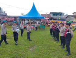 Pelantikan Sulang Silima Marga Solin Sukses Polres Pakpak Bharat Lakukan PAM Dan Atur Lalin.