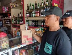 Polisi Tindak Peredaran Minuman Beralkohol Tanpa Izin di Simpang Pemda Medan