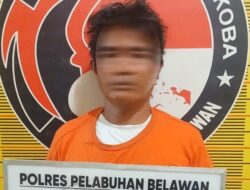 Sat Narkoba Polres Pelabuhan Belawan Tangkap Pengedar Sabu di Medan Marelan