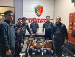 Team Macan Polres Pelabuhan Belawan Amankan Tiga Anggota Geng Motor di Marelan Pasar 9