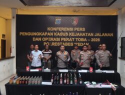 Polrestabes Medan Ungkap 716 Kasus Kejahatan Jalanan dan Hasil Operasi Pekat Toba 2026, 906 Tersangka Diamankan