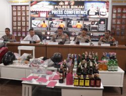 Polres Binjai Release Pengungkapan Kasus Pembuangan Bayi, Curas, Curat dan Hasil Operasi Pekat Toba 2026