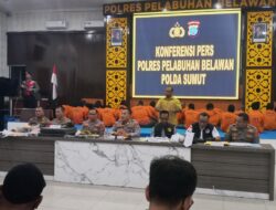 Kapolres Pelabuhan Belawan Paparkan Capaian Ungkap Kasus, Tegaskan Perang terhadap Premanisme dan Narkoba
