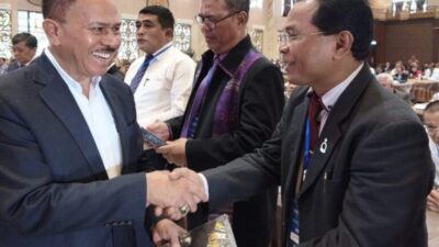 Hadiri Sinode HKBP Distrik X Medan-Aceh, Maruli Siahaan Gagas Forum Tokoh Batak