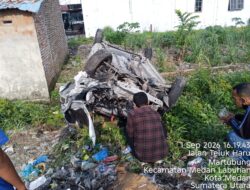Mobil Ringsek Disambar Kereta Api di Martubung, Warga Soroti Perlintasan Tanpa Palang
