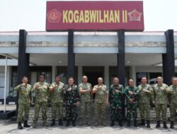 Wujudkan Kesiapsiagaan Karhutla, Pangkogabwilhan II Terima Kunjungan Tim Mabes TNI, AD, AL, dan AU