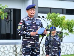 Kodaeral I Teguhkan Kesiapsiagaan Prajurit Melalui Apel Siaga dan Tasyakuran HUT Ke-81 TNI AL