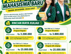 INFORMASI PENERIMAAN MAHASISWA BARU PROGRAM STUDI HUKUM UNIVERSITAS AUDI INDONESIA