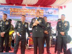 Rasa Syukur dan Kehangatan Mewarnai Syukuran HUT ke-81 TNI di Makodim 0209/Labuhanbatu