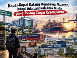 “ Kapal-Kapal Datang Membawa Muatan, Tetapi Ada Langkah Anak Muda yang Pulang Tanpa Kesempatan. “