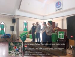 Minggu Kasih, Polres Pakpak Bharat Ibadah Bersama Jemaat GKPI Salak Kota