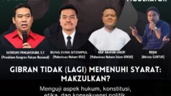 GUNTUR Gelar Diskusi Publik di Medan, Bahas Wacana Pemakzulan Gibran dari Aspek Hukum dan Konstitusi
