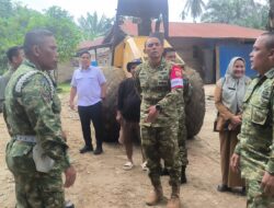 Dandim 0209/Labuhanbatu Turun Langsung Cek Peningkatan Jalan TMMD ke-130, Pastikan Pekerjaan Tepat Sasaran