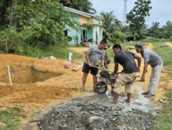 Perkokoh Pondasi MCK Umum, Satgas TMMD ke-130 Kodim 0209/Labuhanbatu Hadirkan Fasilitas bagi Masyarakat
