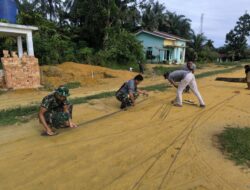Satgas TMMD ke-130 Kodim 0209/Labuhanbatu Bangun MCK Umum, Wujudkan Kepedulian dan Kebersamaan dengan Warga