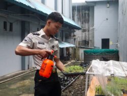 Rutan Labuhan Deli Optimalkan Perawatan Sayuran Hidroponik untuk Menjaga Kualitas dan Kesegaran Hasil Panen.