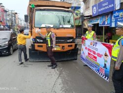 Ops Patuh Toba 2026, Satlantas Polres Pelabuhan Belawan Edukasi Keselamatan Berlalu Lintas
