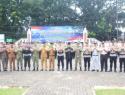 Kasdim 0209/LB Hadiri Apel Gelar Pasukan Operasi Patuh Toba 2026