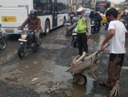 Ops Patuh Toba 2026, Satlantas Belawan Tertibkan Lalu Lintas di Titipapan