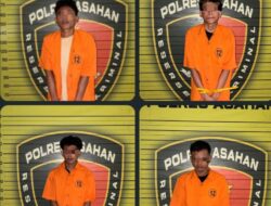 Jatanras Polres Asahan Amankan 4 Terduga Pencuri,Kerugian Rp30 Juta