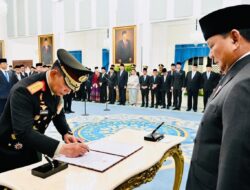 Presiden Prabowo Lantik 15 Pejabat Tinggi Negara di Istana Negara