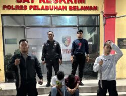 Respon Pengaduan Call Center 110,Tim Macan Amankan Dua Remaja Terkait Tawuran di Maden Lama